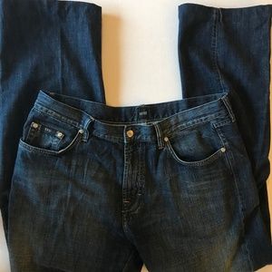 BOSS Hugo Boss Jackson Boot Cut Jeans HEMMED